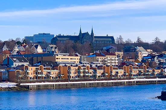 A view of Trondheim, Norway, which is home to the Norwegian University of Science and Technology, where many Valle Scholars past and present have chosen to study.